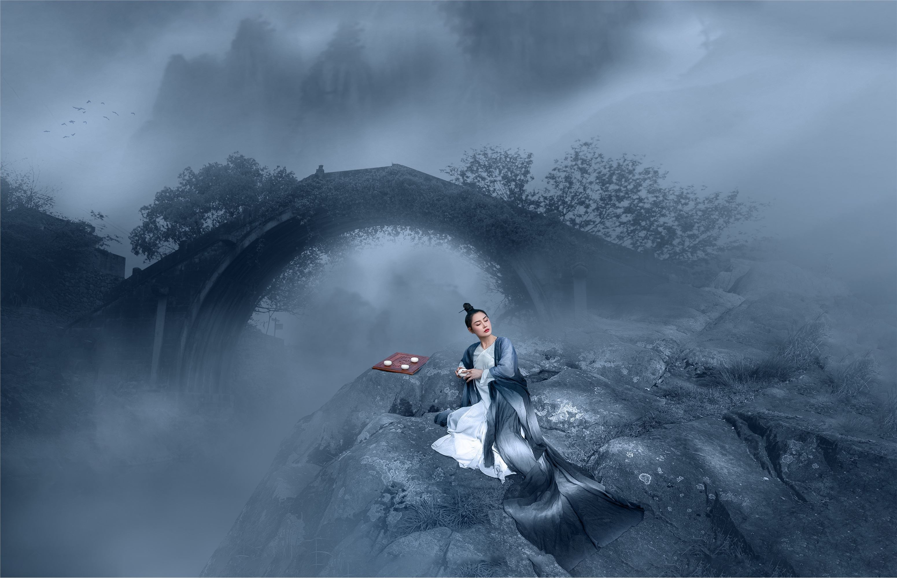 YITUYU艺图语 2021.08.06 水清酿酒，墨浅弄云 敏敏